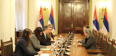 28 November 2022 The National Assembly Speaker in meeting with the Portuguese Ambassador to Serbia 